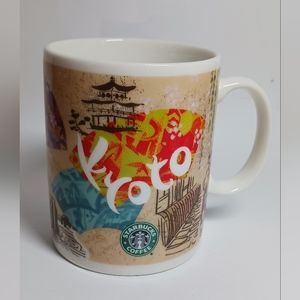 Starbucks Kyoto Mug Coffee Cup 2009 Artsy Design Series Japan City Geisha Temple
